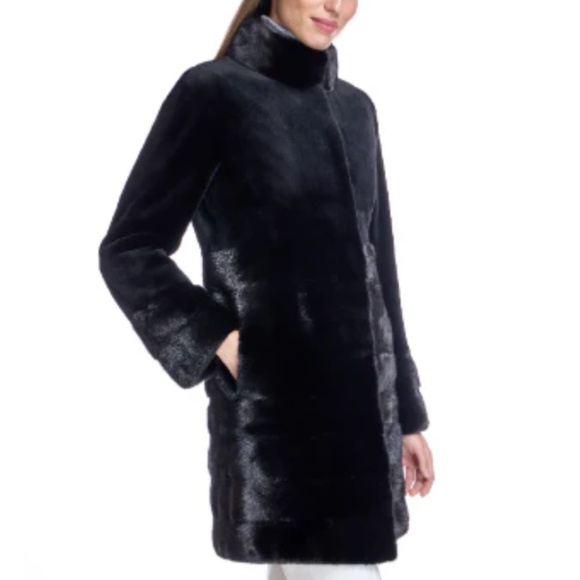 Maximilian Sheared & Long-Hair Mink Coat - Excellent Condition - Picture 2 of 6